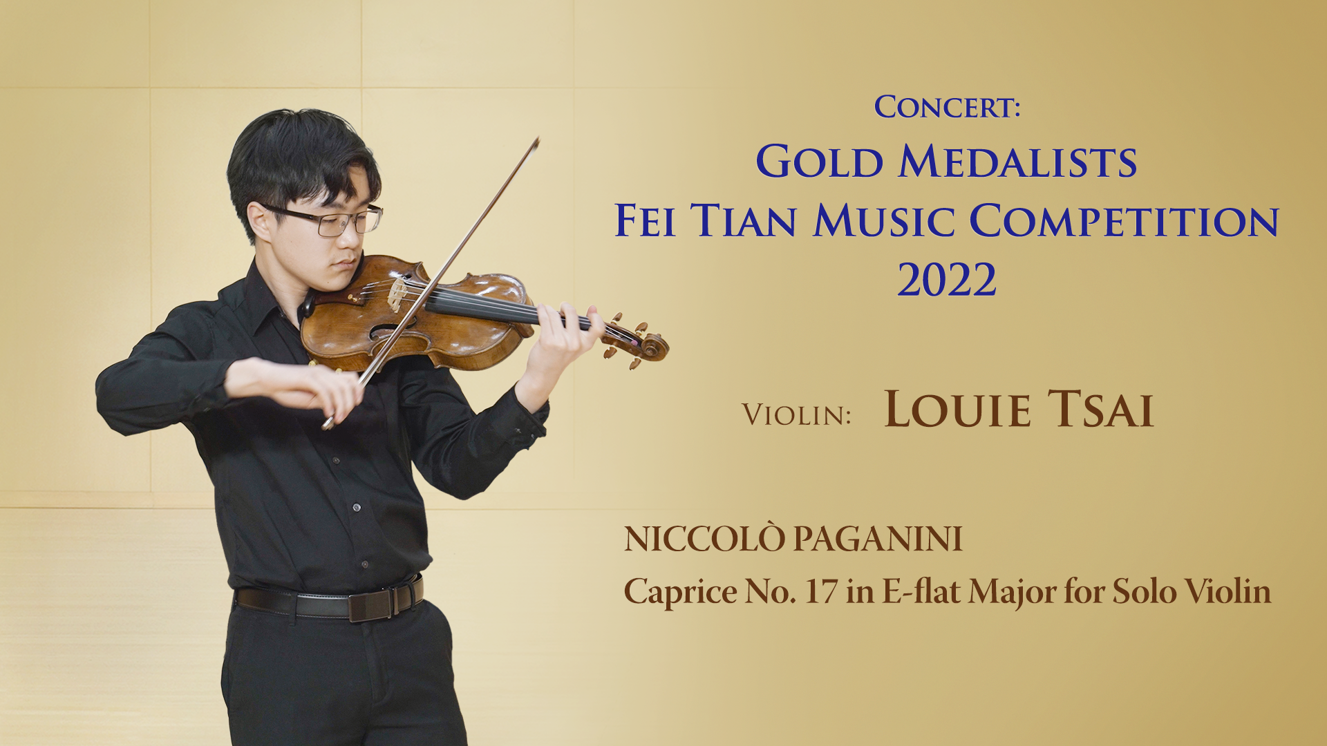 Concert: Gold Medalists of the Fei Tian Music Competition, 2022 (4)  Louie Tsai