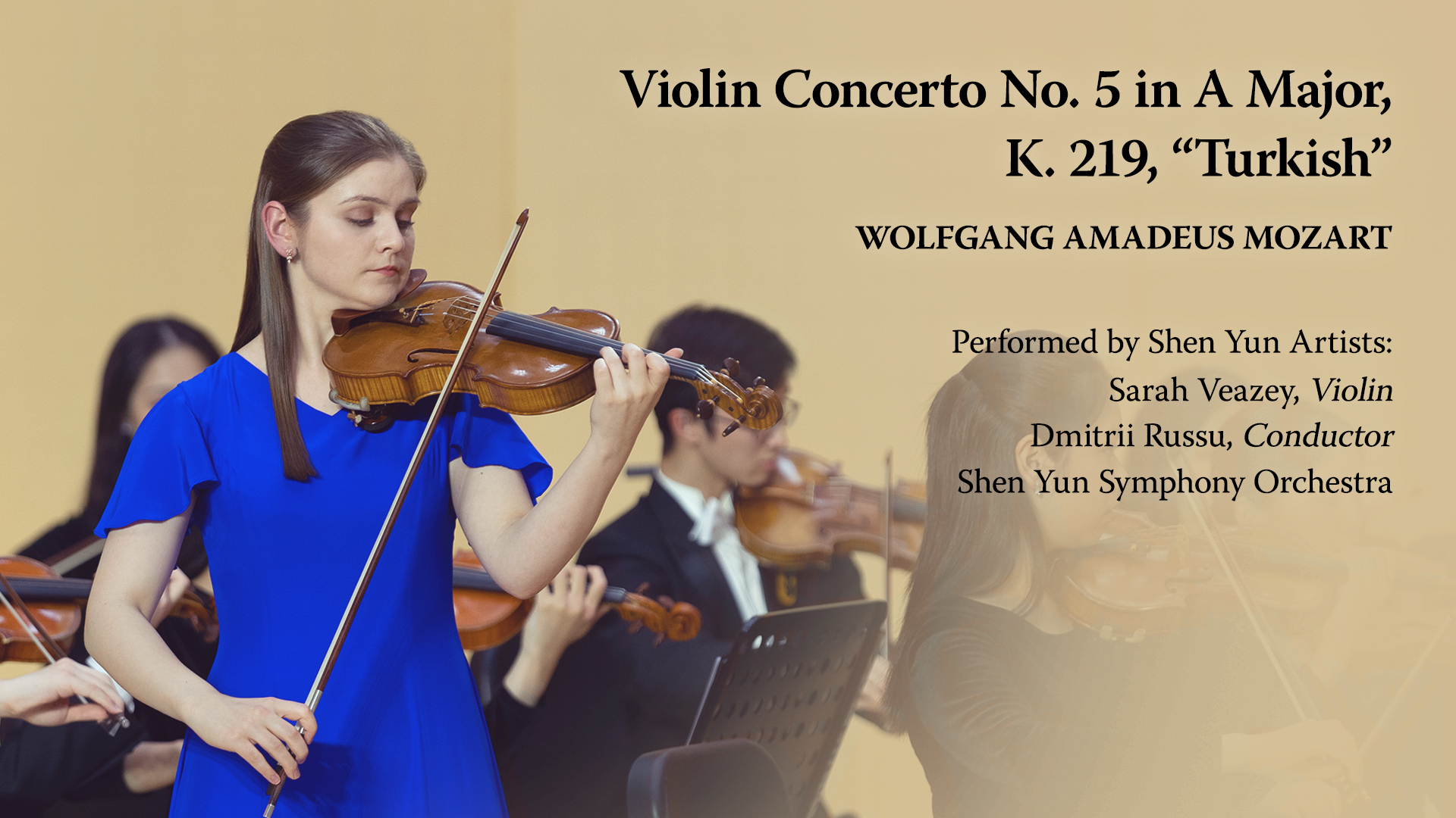 Mozart: Violin Concerto No. 5 in A Major, K. 219, “Turkish”